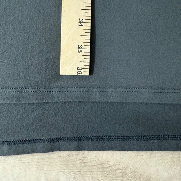 Eileen Fisher Dress Women's Extra Large Short Sleeve Midi Dress Tiered Hem Gray - Picture 11 of 11